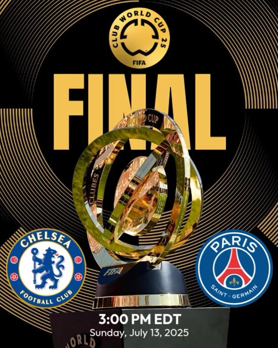 Black Professional Fifa Club World Cup Instagram Portrait template