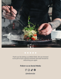 Czarny Fine Dining Menu 传单(美国信函) Template - Page 5