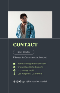 Noir Fitness & Lifestyle Modeling Portfolio Tabloid Template - Page 5