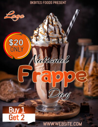 Black National Frappe Day 传单(美国信函) Template