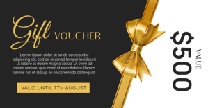 Preto Gift Voucher Facebook Shared Image Template