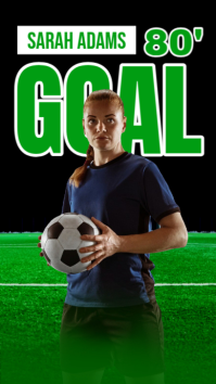 Black Professional Goal Instagram Story template
