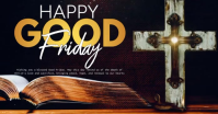Black Professional Good Friday Facebook Shared Image Video template