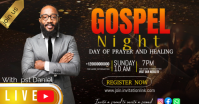 Black Gospel Event Promotion Facebook-annonce Template