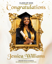 Black Professional Graduation Announcement Instagram Story template