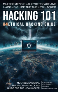 Black Professional Hacking Guide Science Fict template