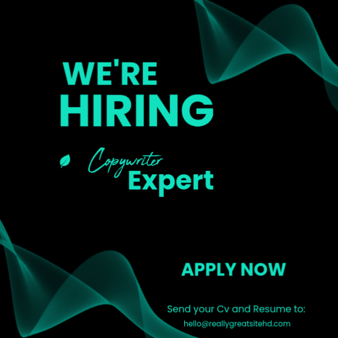 Job Hiring Announcement Template | PosterMyWall