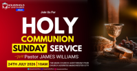 Negro Holy Communion Service Gedeelde afbeelding op Facebook Template