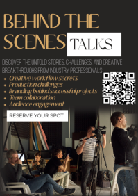 Czarny Industry Talks A3 Template