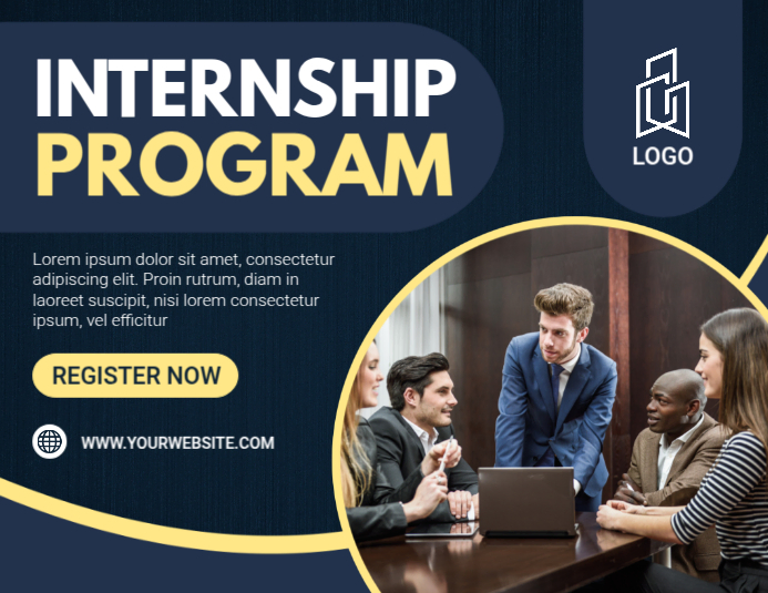Black Internship Program Flyers Template | PosterMyWall