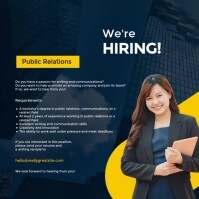 Black Professional Job Vacancy Instagram Post template