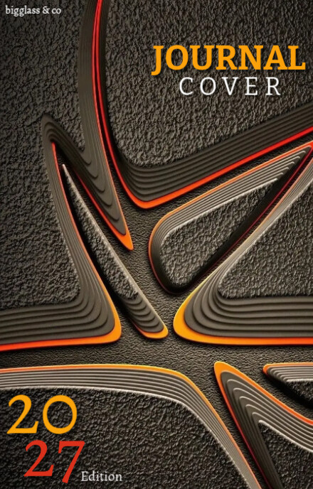 Black Professional Journal Cover Wattpad Cover Template | PosterMyWall