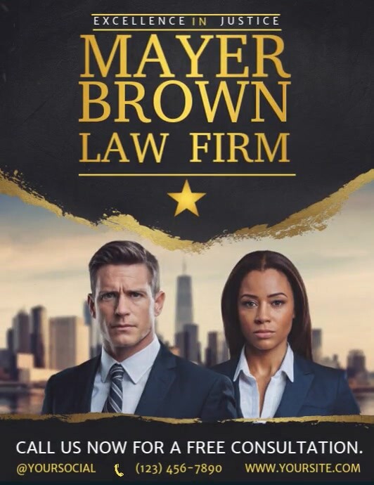 Black Professional Law Firm Flyer, Attorney Flyer, Legal Flyer Attorney Ad,law Firm Flyer,law ...