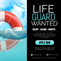 Black Professional Life Guard Wanted Instagra Instagram Post template