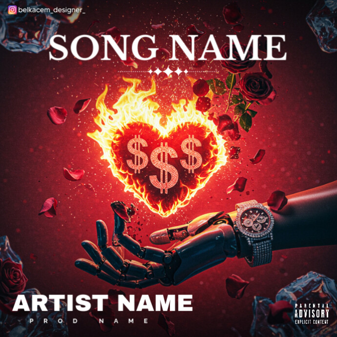 Copy of Black Professional Love And Money Album Cover | PosterMyWall