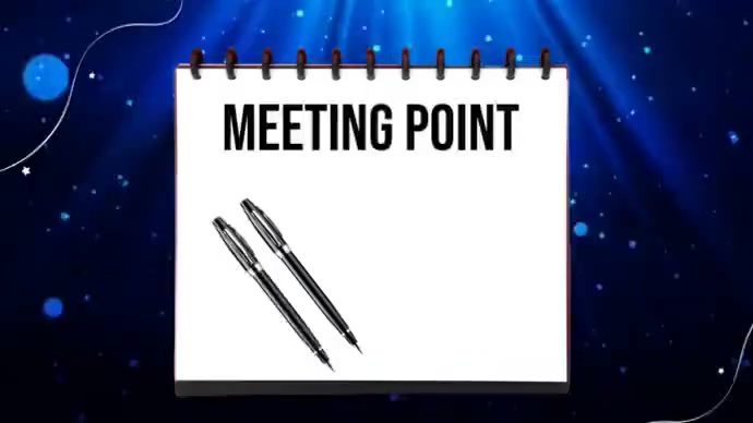Black professional meeting point digital display video Template ...