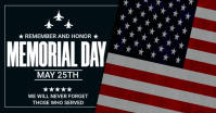 Black Professional Memorial Day Facebook Shared Image template
