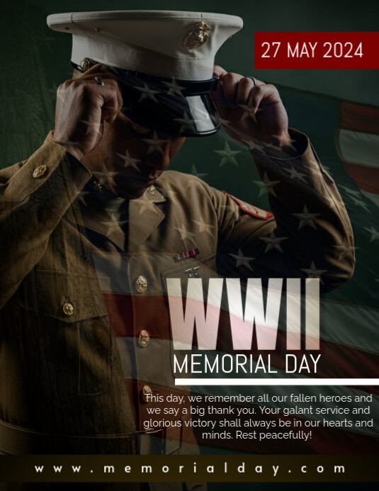 Copy of Black Professional Memorial Day Flyer (us Letter) | PosterMyWall