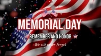Black Professional Memorial Day Videos  Digit Digitalt display (16:9) template