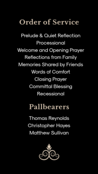 Czarny Memorial Service Instagram-Story Template - Page 2
