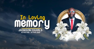 Black Professional Memorial Tribute Facebook Shared Image Video template