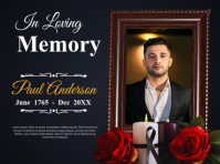 Black Professional Memorial Tribute Presentation Presentación template