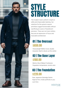 Schwarz Men's Fashion A4 Template - Page 3