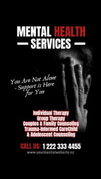 Mental Health Services Instagram Story Video Template
