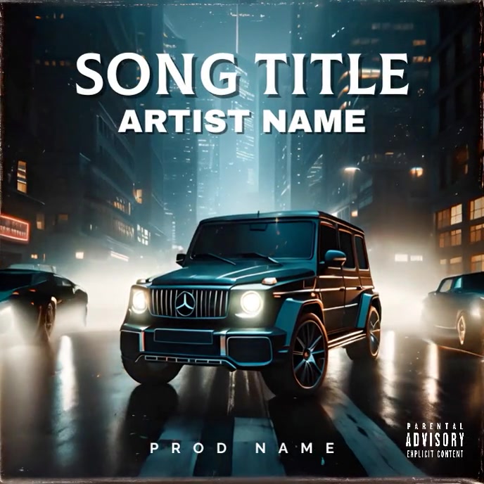 Black Professional Mercedes G Class Album Co Template | PosterMyWall