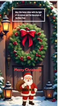 Merry christmas Instagram-verhaal template