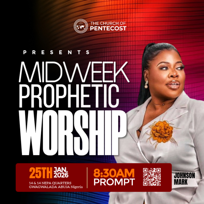 Modèle Midweek Prophetic Worship Event | PosterMyWall
