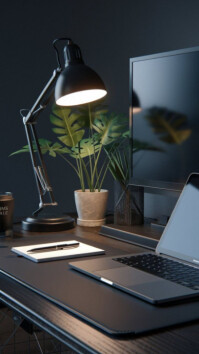 Sort Home Office Setup Digitalt display Template