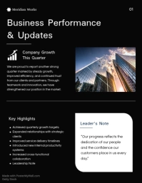 Black Monthly Newsletter Flyer Template - Page 2