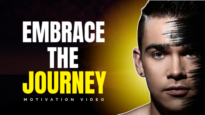Black Professional Motiva Youtube Thumbnail template