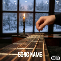 Black Professional Music Album Cover Album Cover Обложка альбома template
