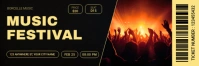 Black Professional Music Festival Twitter Banner Twitter-header template