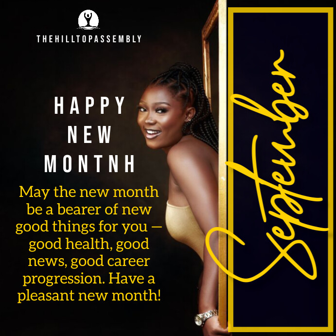 Copy of Black Professional New Month Instagram Post | PosterMyWall