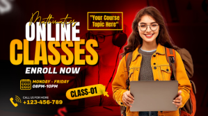 Black Professional Online Classes Youtube Thumbnail YouTube-miniature template