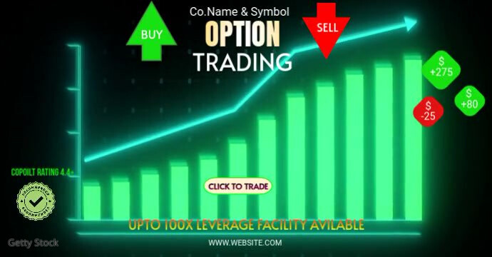 Copy of Black Professional Option Trading Facebook Ad | PosterMyWall