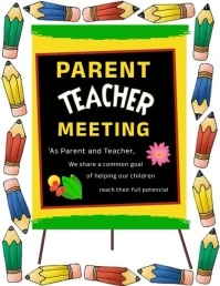 Black Professional Parent Teacher Meeting Fly Flyer (US Letter) template