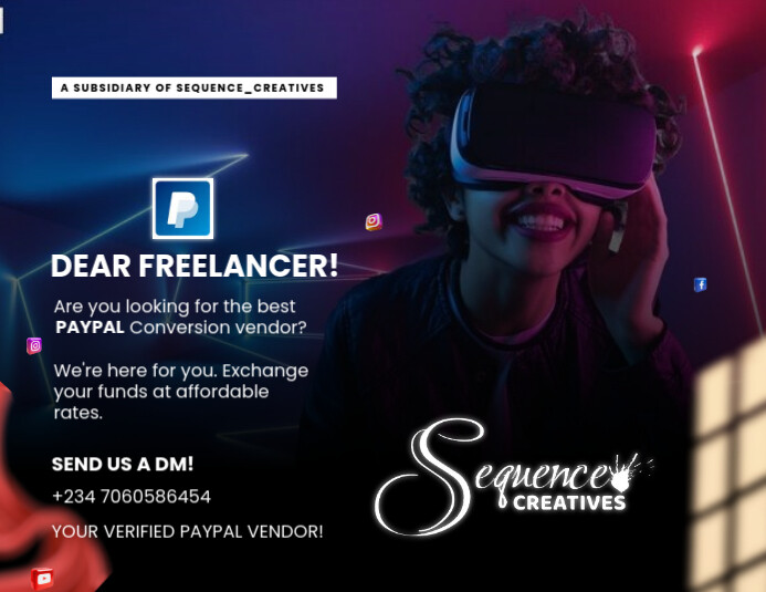 Black Professional Paypal Flyer Flyer (us Letter) Pamflet (VSA Brief) template