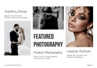 Black Photography Services A3 Template - Page 4