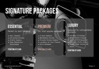 Black Photography Services A3 Template - Page 3