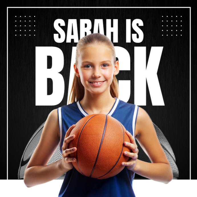 Black Professional Player Instagram Post Template | PosterMyWall