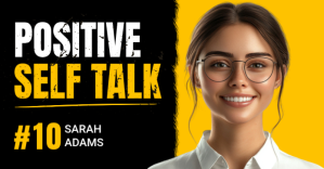 Black Professional Positive Self Talk Facebook Shared Image template