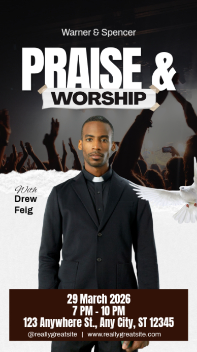 Praise And Worship Event Template | PosterMyWall