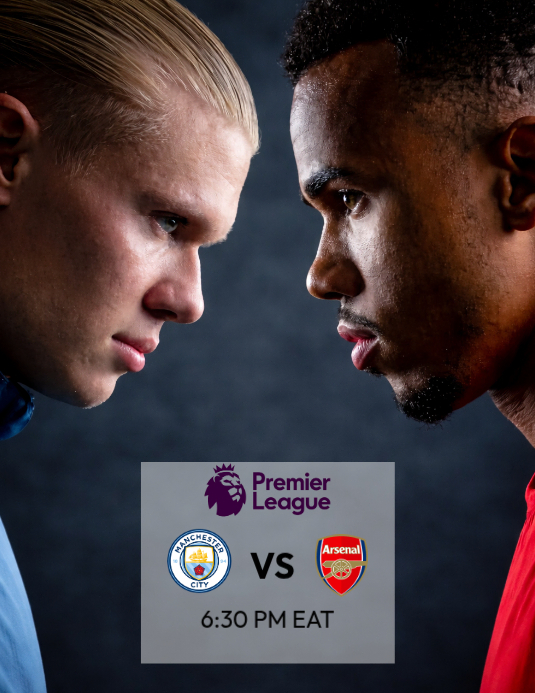 Premier League Match Flyers Template | PosterMyWall