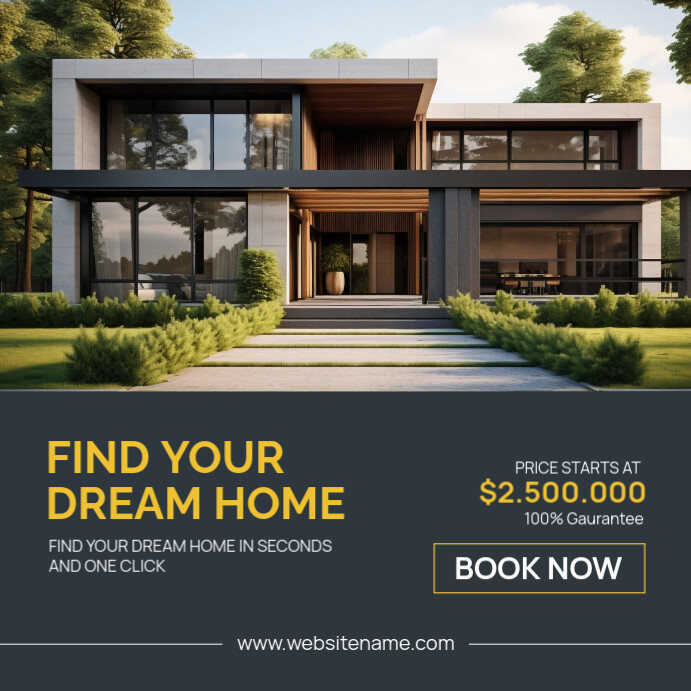 Copy of Black Professional Real Estate Business Instagram Post ...