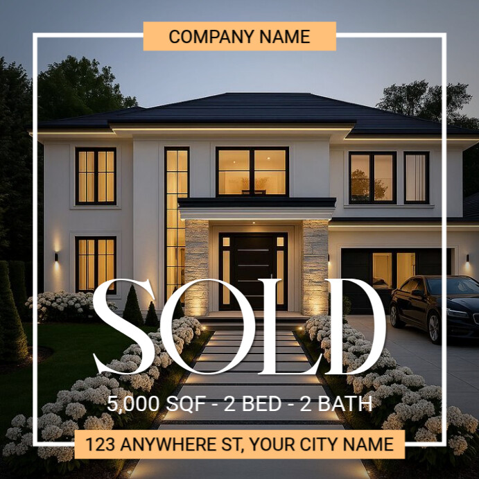 Copy of Black Professional Real Estate Instagram Post | PosterMyWall