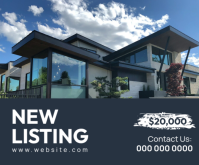 Sort Real Estate Listing สามเหลี่ยมขนาดกลาง Template